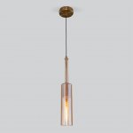 Подвесной светильник со стеклянным плафоном 50226/1 янтарный Eurosvet