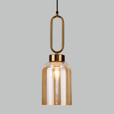 Подвесной светильник со стеклянным плафоном 50229/1 янтарный Eurosvet Подвесной светильник со стеклянным плафоном 50229/1 янтарный Eurosvet