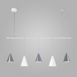 Подвесной светильник 50088/5 белый/серебро Eurosvet