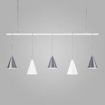 Подвесной светильник 50088/5 белый/серебро Eurosvet