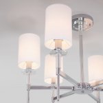 Классическая люстра с абажурами 60132/6 хром Eurosvet