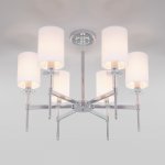Классическая люстра с абажурами 60132/6 хром Eurosvet