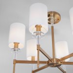 Потолочная люстра с абажурами 60132/6 латунь Eurosvet