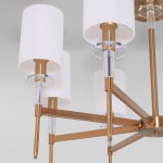 Классическая потолочная люстра 60132/8 латунь Eurosvet