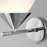 Настенный светильник с плафоном 70138/1 хром Eurosvet