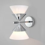 Настенный светильник с плафонами 70138/2 хром Eurosvet