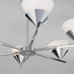 ПОТОЛОЧНАЯ ЛЮСТРА С ПЛАФОНАМИ 70138/6 хром Eurosvet