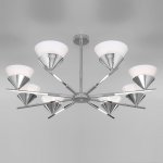 Потолочная люстра в стиле лофт 70138/8 хром Eurosvet