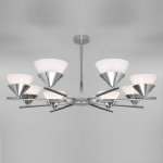 Потолочная люстра в стиле лофт 70138/8 хром Eurosvet