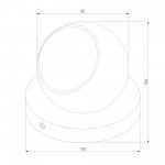 Уличный ландшафтный светодиодный светильник Ball 35143/S белый Elektrostandard