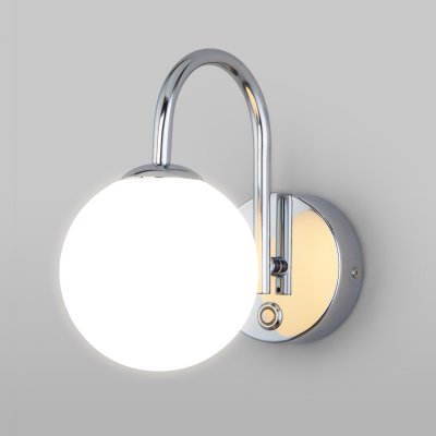 

Настенный светильник со стеклянным плафоном 360/1 хром Bogateapos;s, 360/1