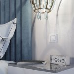 Сенсорный выключатель одноклавишный с подсветкой 1000 Вт (белый) Werkel W4510001