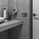 Сенсорный выключатель двухклавишный с подсветкой 1000 Вт (черный) Werkel W4520008