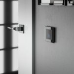 Сенсорный выключатель двухклавишный с подсветкой 1000 Вт (черный) Werkel W4520008