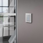 Сенсорный выключатель двухклавишный с подсветкой 1000 Вт (серебряный) Werkel W4520006