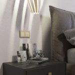 Сенсорный выключатель одноклавишный с подсветкой 1000 Вт (шампань) Werkel W4510011