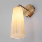 Бра со стеклянным плафоном 70137/1 латунь Eurosvet