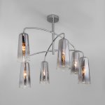Потолочная люстра в стиле лофт 70137/6 хром Eurosvet