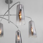 Потолочная люстра в стиле лофт 70137/6 хром Eurosvet