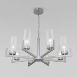 Подвесная люстра 60133/8 серебро Eurosvet