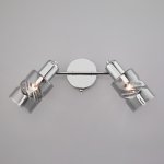 Настенный светильник с поворотными плафонами 20120/2 хром Eurosvet