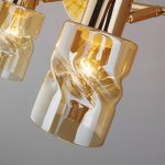 Настенный светильник со стеклянными плафонами 20120/3 золото Eurosvet