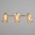 Настенный светильник со стеклянными плафонами 20120/3 золото Eurosvet
