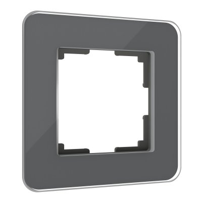Рамка на 1 пост Elite (графит, стекло) Werkel W0012440
