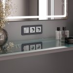 Рамка на 3 поста Elite (графит, стекло) Werkel W0032440