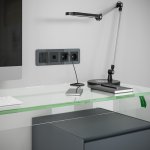 Рамка на 4 поста Elite (графит, стекло) Werkel W0042440