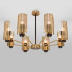 Люстра в стиле лофт 70139/8 латунь Eurosvet