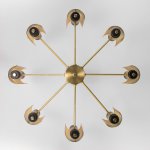 Люстра в стиле лофт 70139/8 латунь Eurosvet