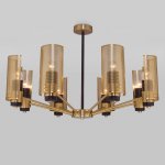 Люстра в стиле лофт 70139/8 латунь Eurosvet