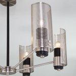 Потолочная люстра в стиле лофт 70139/6 никель Eurosvet