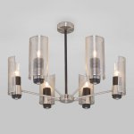 Потолочная люстра в стиле лофт 70139/6 никель Eurosvet