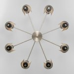 Люстра в стиле лофт 70139/8 никель Eurosvet