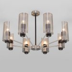 Люстра в стиле лофт 70139/8 никель Eurosvet