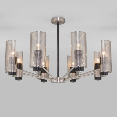 Люстра в стиле лофт 70139/8 никель Eurosvet Люстра в стиле лофт 70139/8 никель Eurosvet