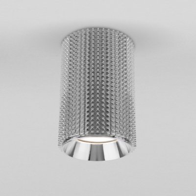 Накладной акцентный светильник хром DLN112 GU10 Elektrostandard Накладной акцентный светильник хром DLN112 GU10 Elektrostandard