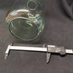 Плафон стекло цилиндр зеленый 140*195мм E27 (43мм посадка) Евро 6696 Marco