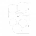 Люстра TK Lighting 6591 Mona Nature