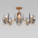 Классическая потолочная люстра 60135/8 латунь Eurosvet