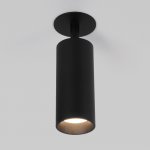 Diffe светильник встраиваемый черный 10W 4200K (25052/LED) 25052/LED Elektrostandard