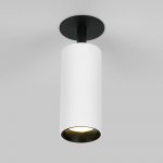 Diffe светильник встраиваемый белый/черный 10W 4200K (25052/LED) 25052/LED Elektrostandard