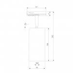 Diffe белый/черный 15W 4200K (85166/01) однофазный 85166/01 Elektrostandard