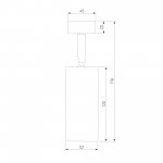 Diffe светильник накладной черный 10W 4200K (85252/01) 85252/01 Elektrostandard
