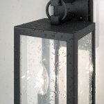 Уличный настенный светильник Candle D 35150/D черный Elektrostandard
