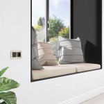 Перекрестный выключатель двухклавишный (чёрный) Werkel W1123006