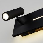 Светильник настенный светодиодный Tuo LED MRL LED 1117 черный Elektrostandard