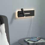 Светильник настенный светодиодный Tuo LED MRL LED 1117 черный Elektrostandard